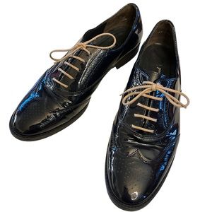 Paul Green Patent Leather Wingtip Oxfords